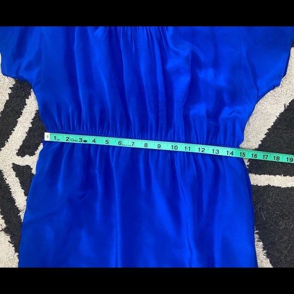 Silk Cobalt Dress - Picture 5 of 10